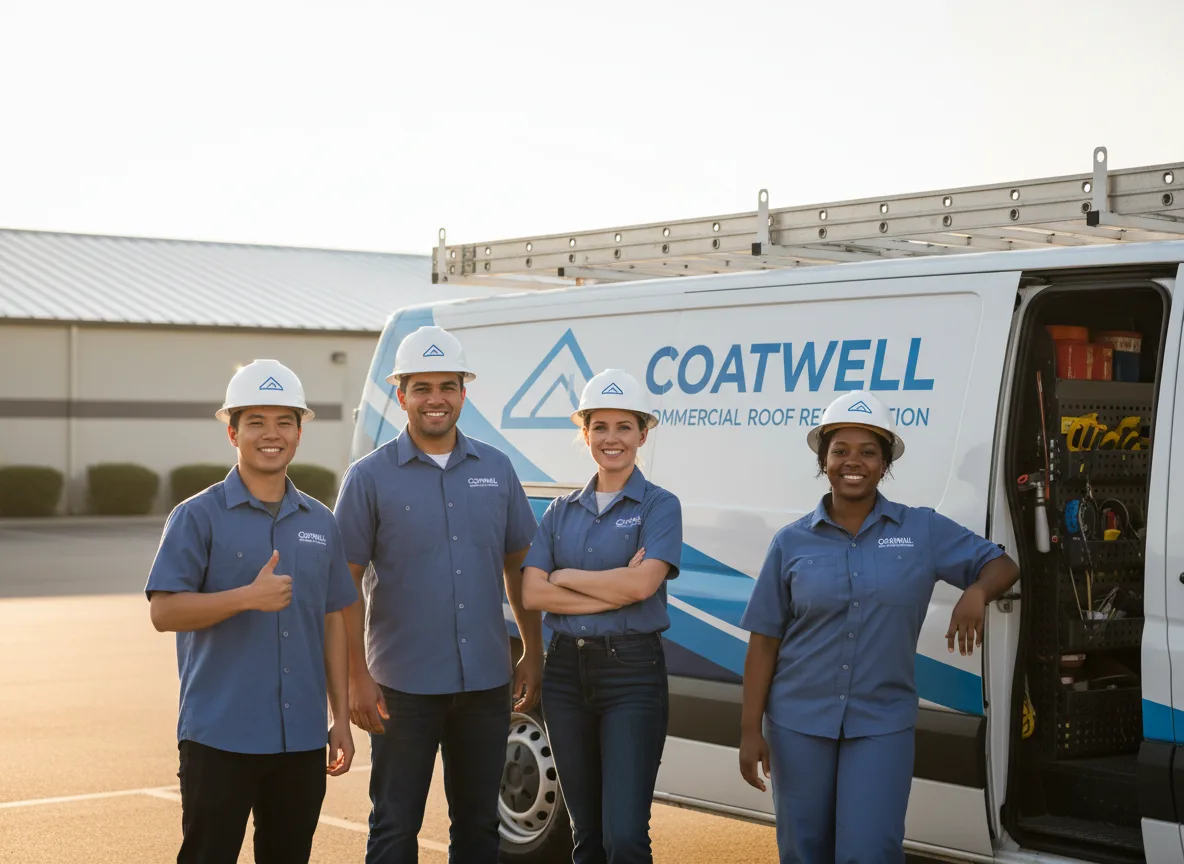 Commercial roof coating company in Irving, NY